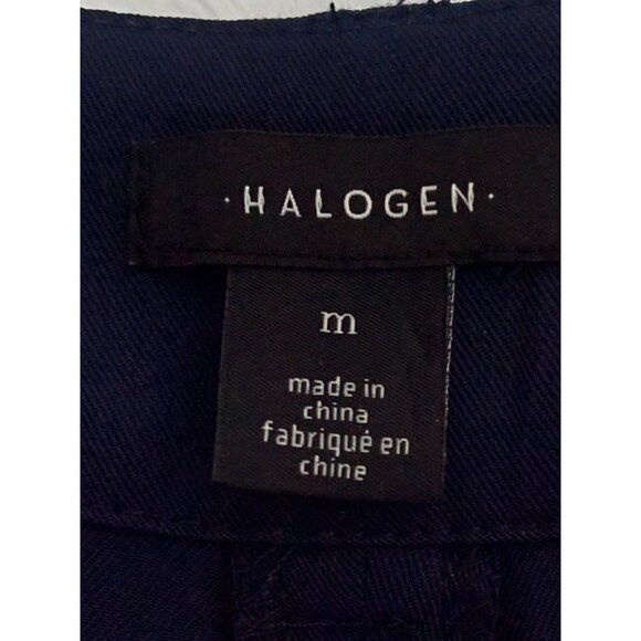 Halogen Womens Navy Wide-Leg Trousers Size M - Picture 6 of 6